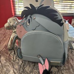 LOUNGEFLY DISNEY BACKPACK EEYORE DONKEY Winnie The Pooh & Friends