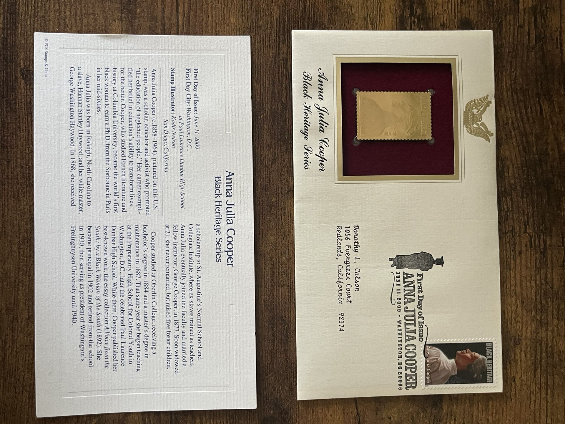 ANNA JULIA COOPER STAMP