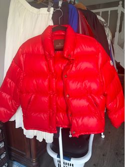 Monclear Down Puffer Red Jacket