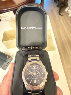 Emporio Armani Chronograph Watch with Box