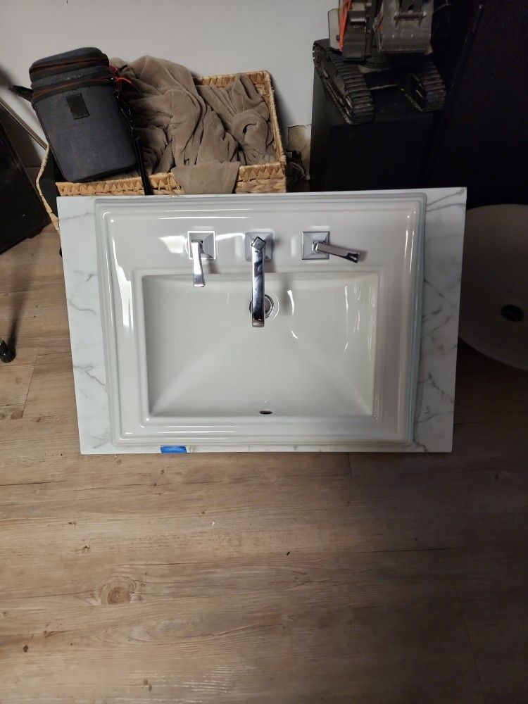 Bathroom Sink With Kohler Fixtures