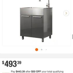 Laundry Sink, Or Garage Sink Stainless Steel