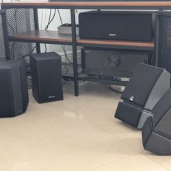 Complete Home Theater Audio System – Yamaha TSR-700 + 11 Speakers