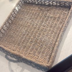 Large Rattan Tray