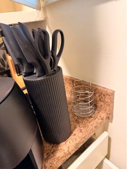 Mini air fryer + Knife set
