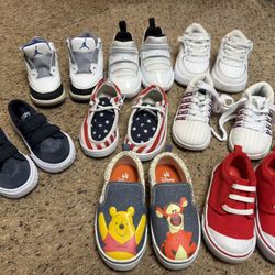 Toddler shoes / sneakers size 6c/ 6 / red pair size 5 / Boy Or Girl 