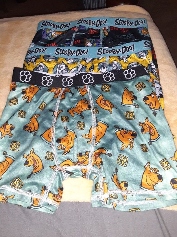 Boys Size 10, Set Of 3 Scooby Doo Boxer Shorts