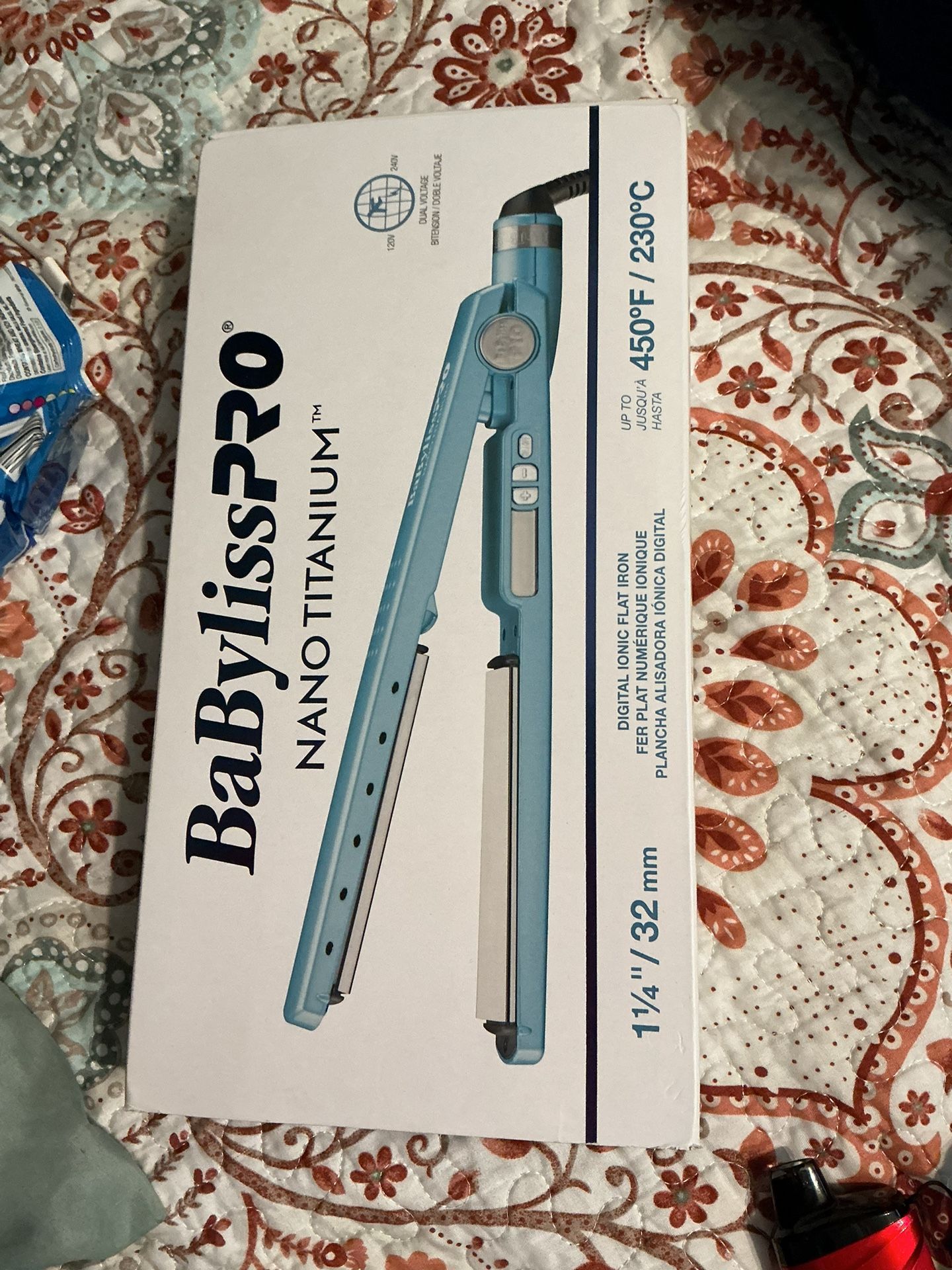 BabyBliss Pro Nano Titanium Ionic Straightening Iron