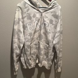 Bape Swarovski Zip up Hoodie