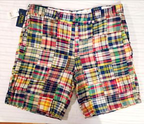 POLO Ralph Lauren Men's Shorts 38 Madras NWT
