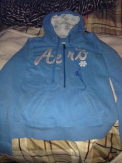 Aeropostale blue hoodie jacket