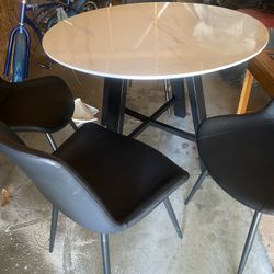 Langfang Baisinuo Round Table and 4 Chairs