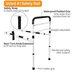 Adjustable Bed Assist Rail 