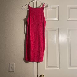 Small Hot Pink Short Cocktail Dress