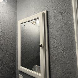 bathroom mirror
