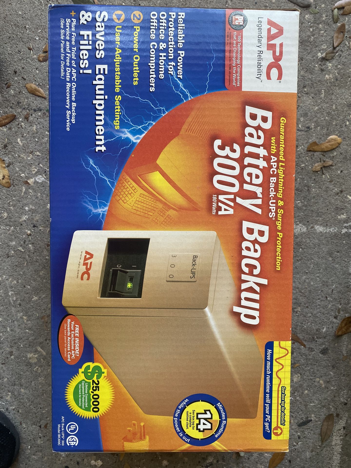 Battery backup - never opened