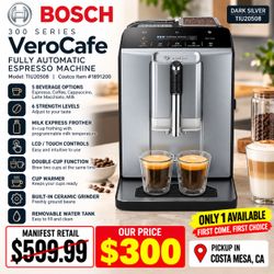 Bosch 300 Series Fully Automatic Espresso Machine – Tested & Working