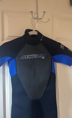 New With Tag O’Neill Wetsuit Shorts Short Sleeve Black Size 12 Youth 