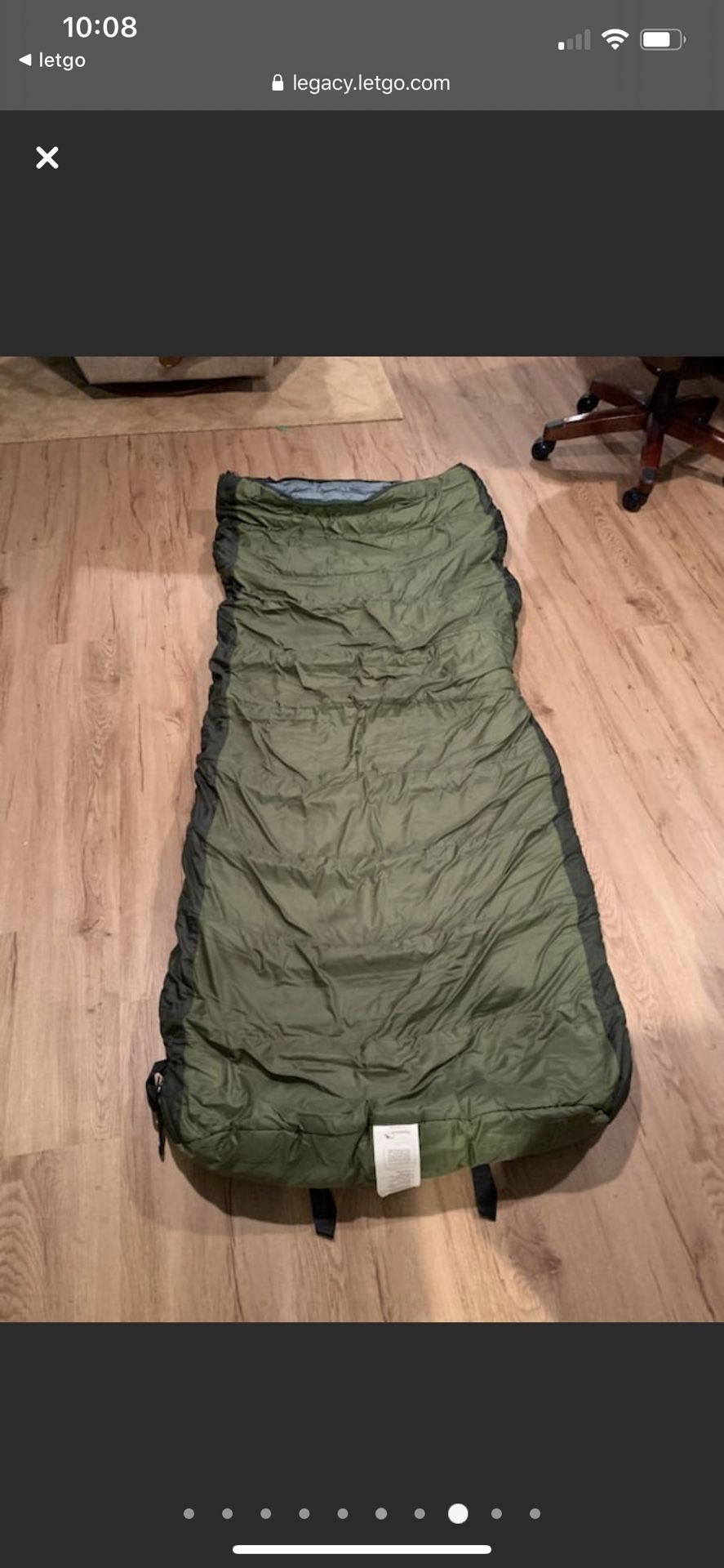 L.L. Bean Adult Sleeping Bag Long Rectangular (80" x 34")- Used only once in East Northport