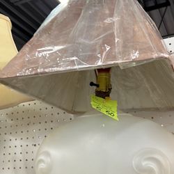 Antique Lamp With Shad 