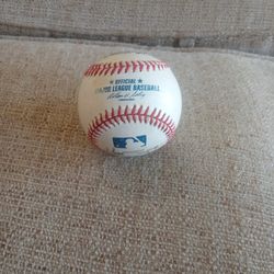 Signed 1980's MLB Baseball 