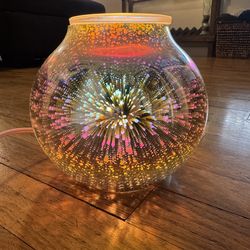 Scentsy Stargaze Starburst Light Up Full Size Wax Warmer Lamp