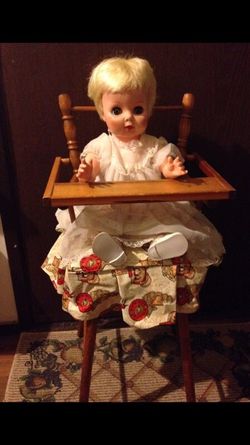 Doll and chair
