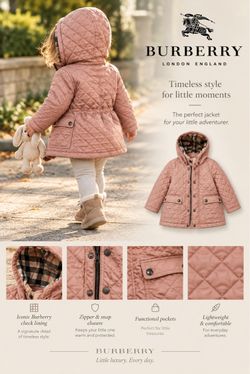 Burberry children 18 month coat