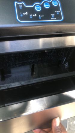Costway ice machine and water dispenser