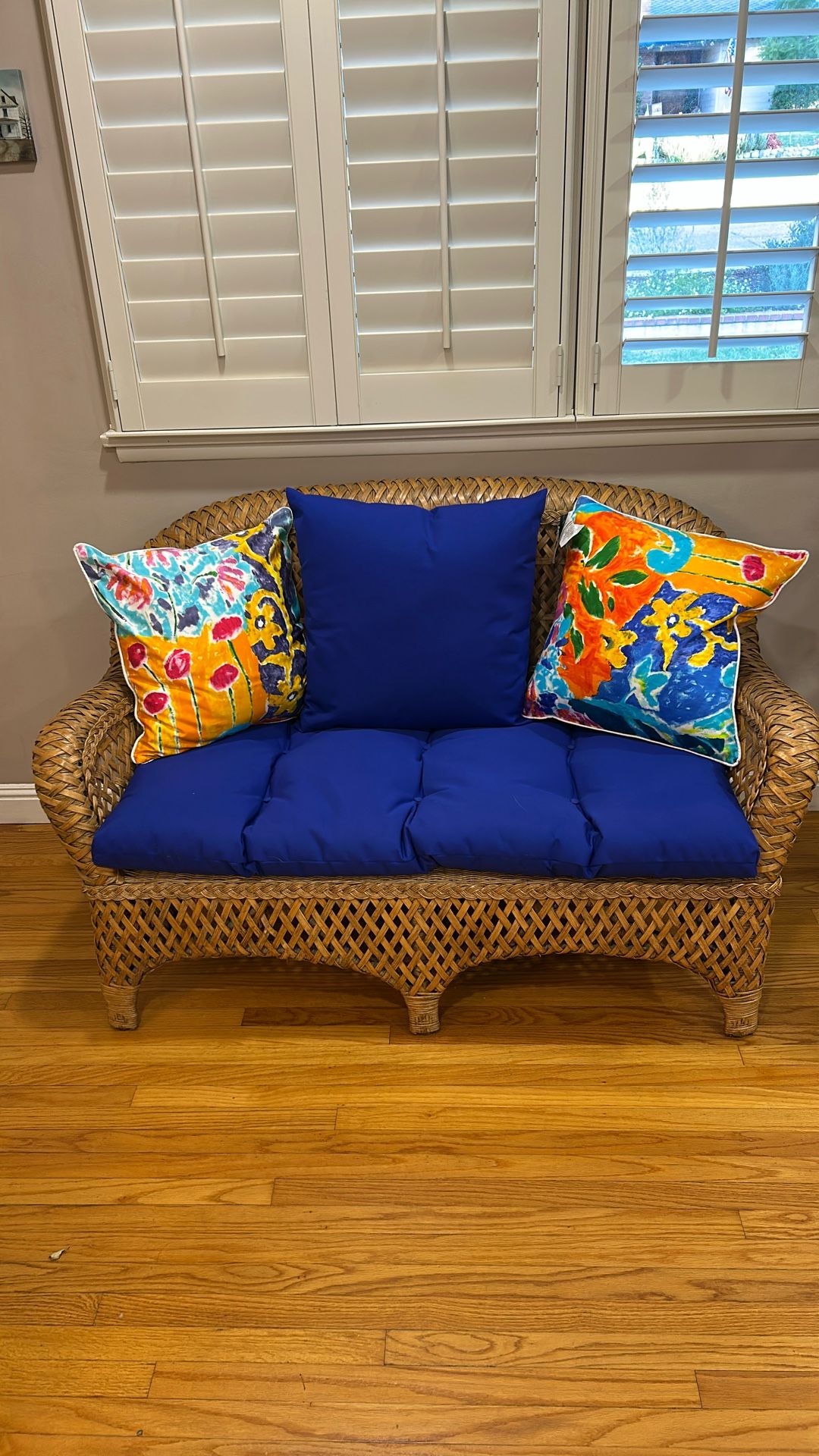 Wicker Chair/Loveseat