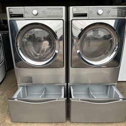 Extra Big 5.5 Washer And Electric Dryer 🚚 FREE DELIVERY AND INSTALLATION 🚚 🏡 