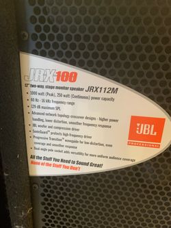 JBL speakers
