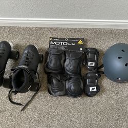 Skating Set, Pad Set, Helmet 