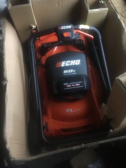 Echo 58 v mower