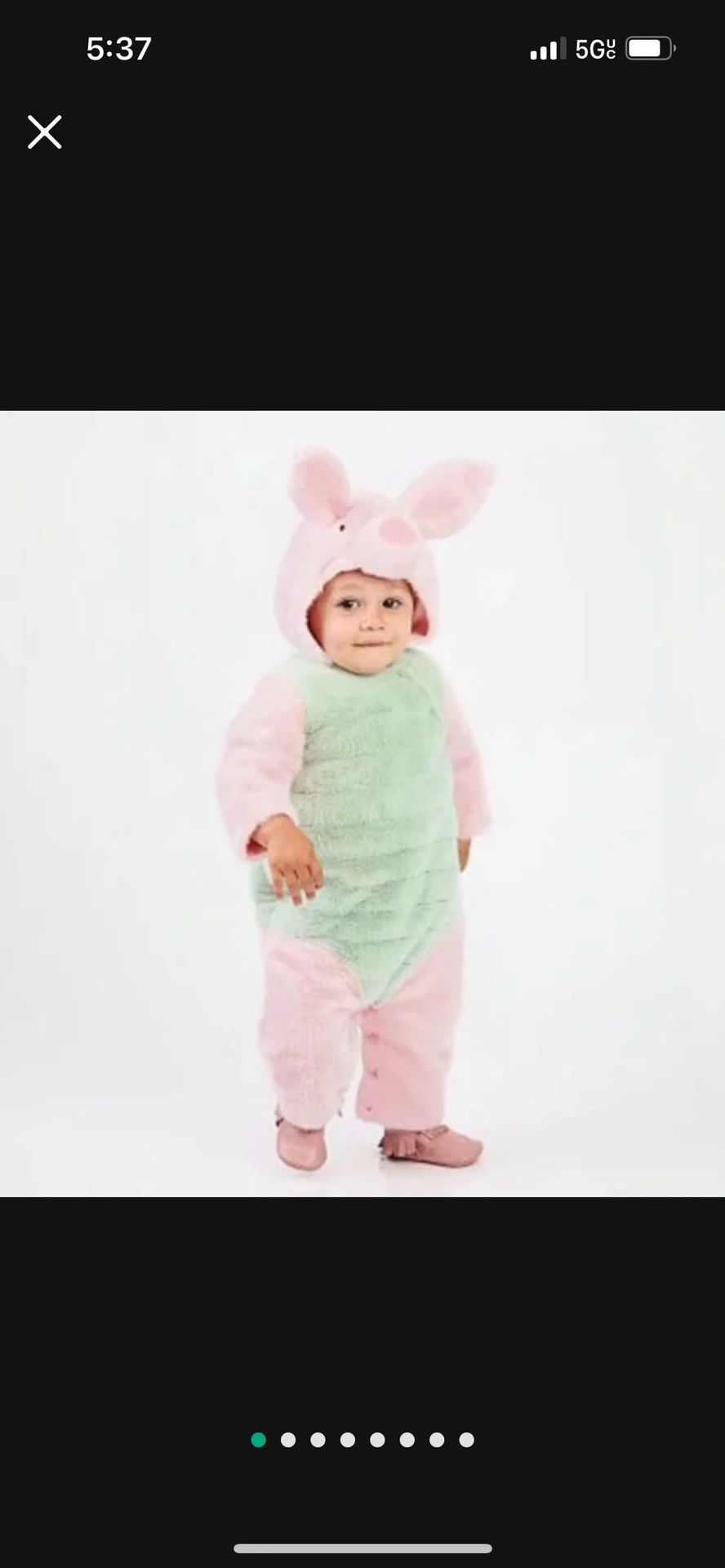 Disney + Pottery Barn Piglet Costume