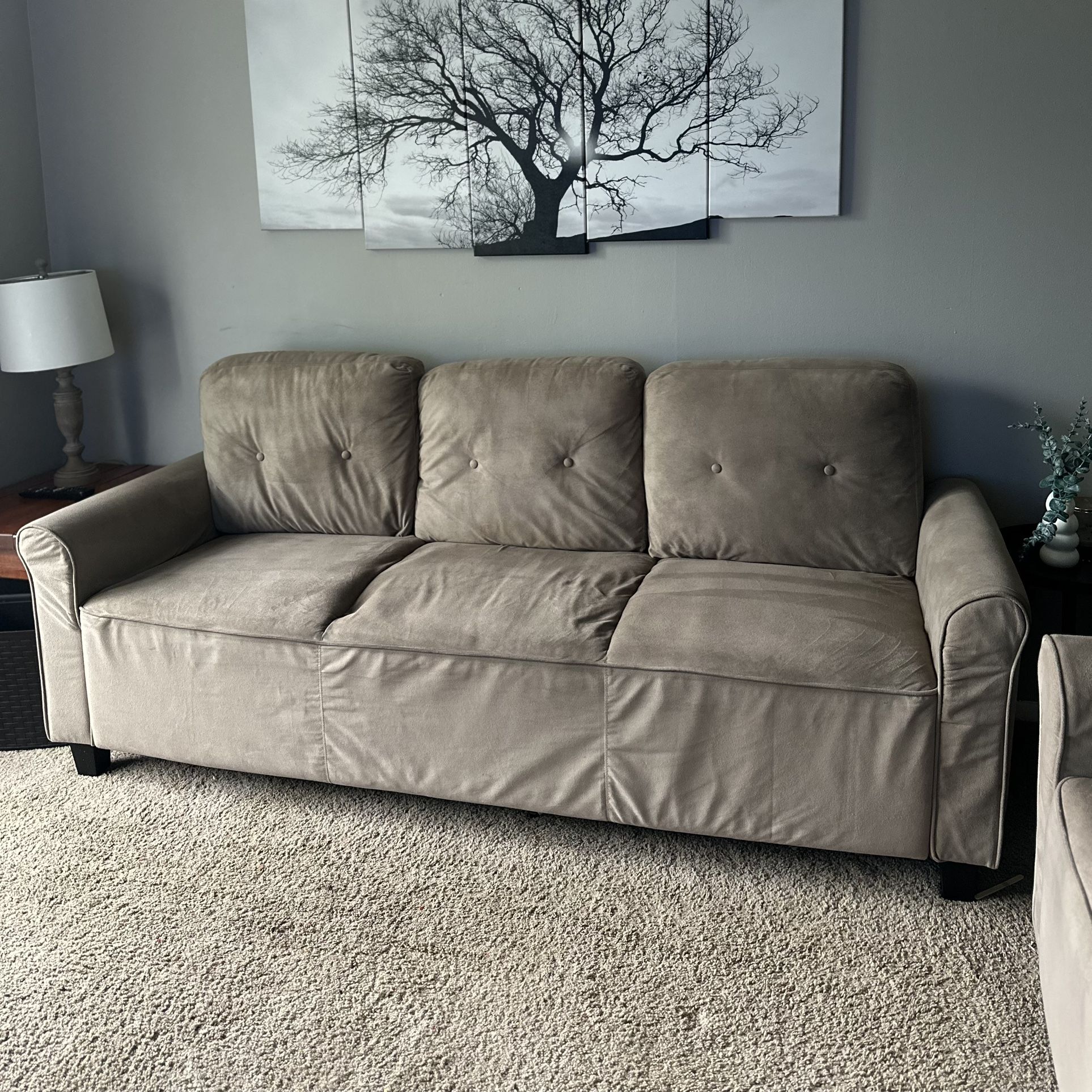 Sofa Set of 2. Comes With Serving Table