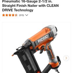 Ridgid Pneumatic Nail Gun