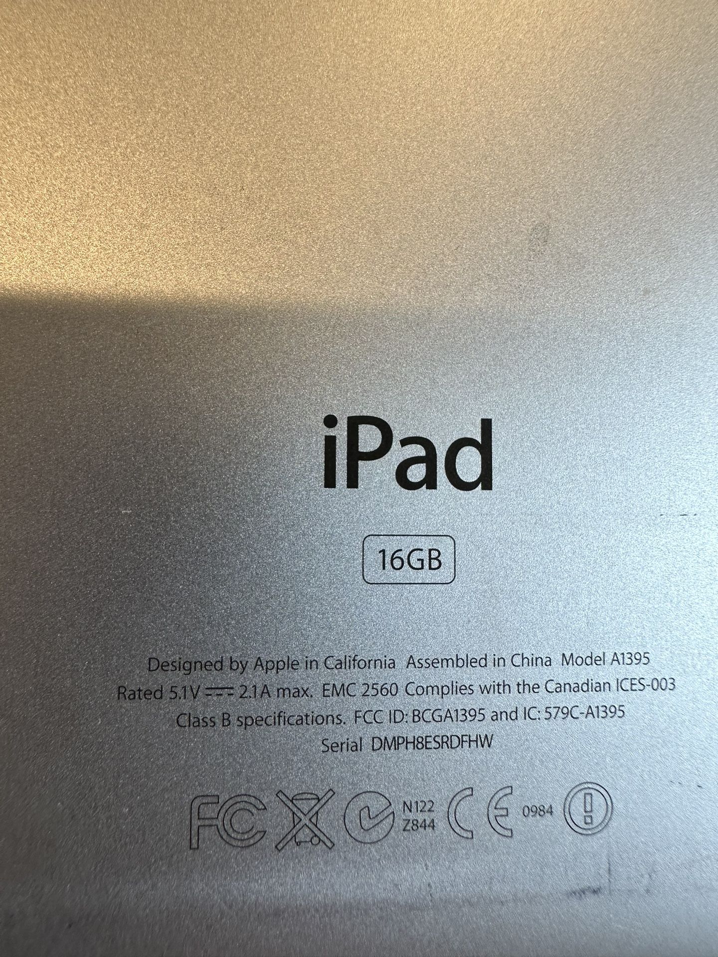 iPad Wi Fi 16gb Black