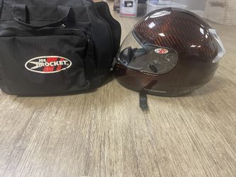 Joe Rocket Motorcycle Helmet & Scorpion jacket