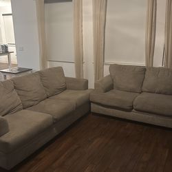 Sofa and love seat