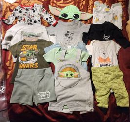 Disney Baby Clothes Star Wars LOT