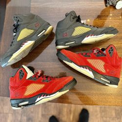 Nice 👍 !! 2009 DMP Pack Raging Bull 5s Size 10 Restoration Project !
