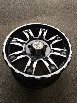 17x8.5 Black Iron Spare Jeep Wheel FREE