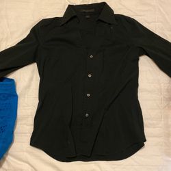 Womens Black Express Dress Shirt