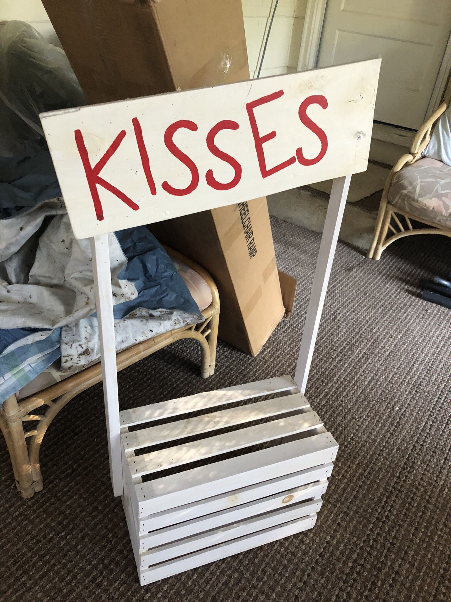 Kissing Booth Photography Prop