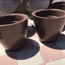 New Flower Pots Made Out Of Cement Perfect Gift 