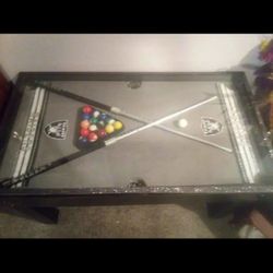 Custom Coffee Table-Raiders Mini Pool 