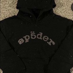 Rinestone Spider Hoodie