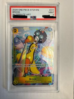 One Piece Brook ST29-011 Alternate Art PSA 9