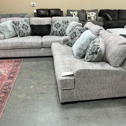 MERCADO PEWTER LIVING ROOM SET